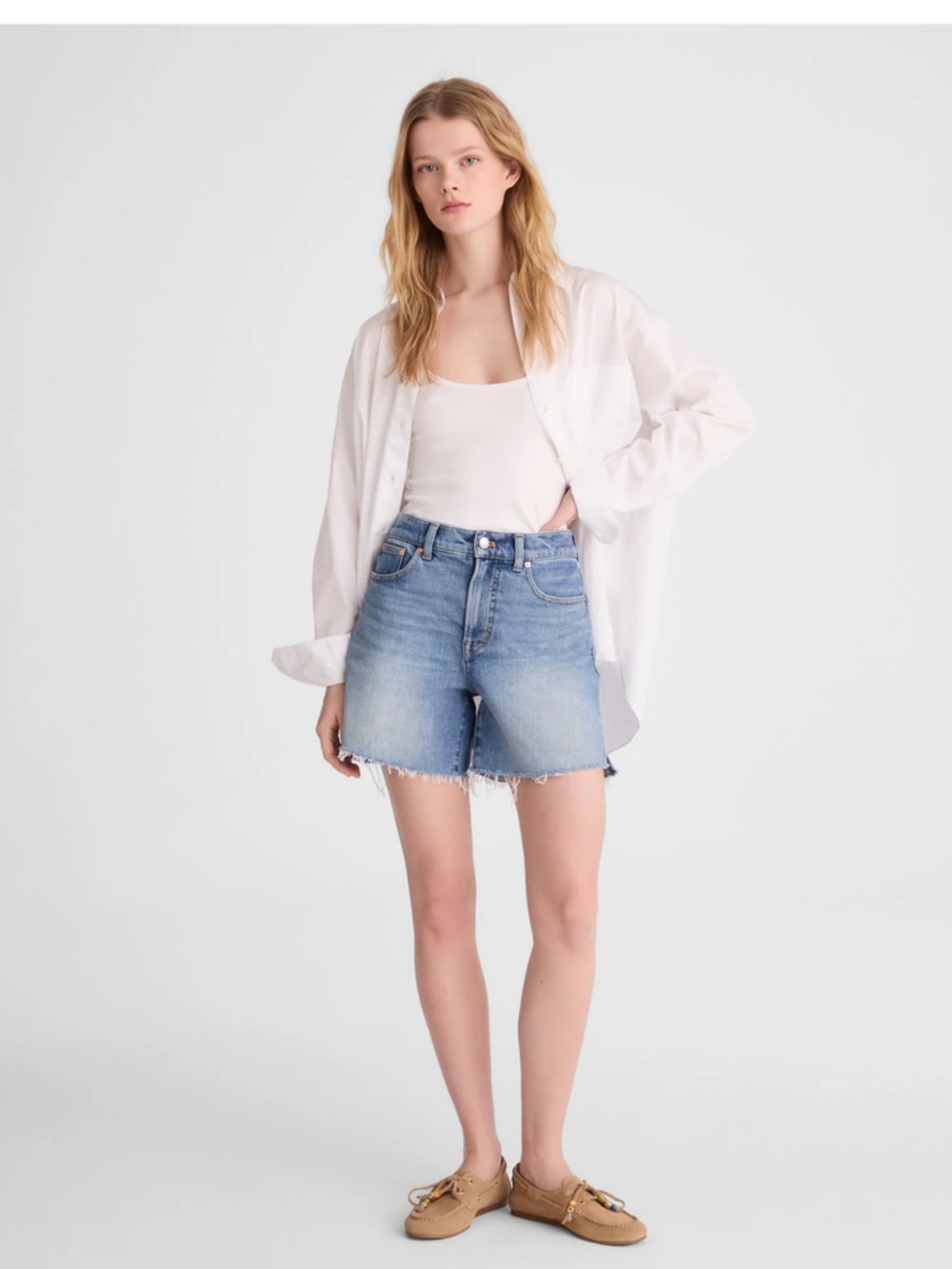MADEWELL Mom Jean Shorts